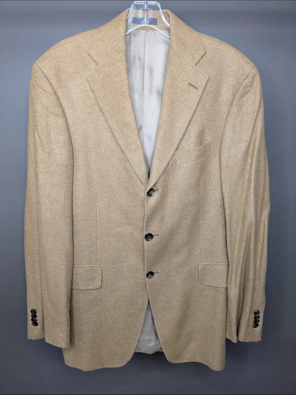 Cornali Italian Beige Wool Blazer